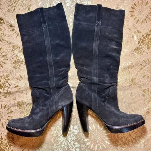 INVENTORY REDUCTION SALE. Michael Kors Black Suede Slouch Boots NB - Picture 8 of 8